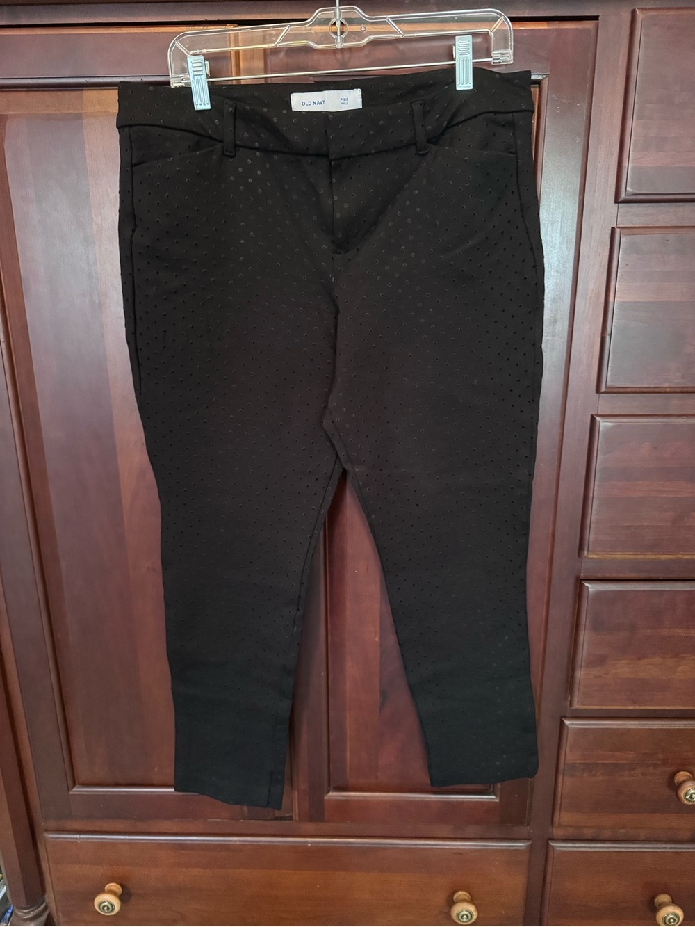Old Navy Black Pixie Ankle Pants - Picture 2 of 7